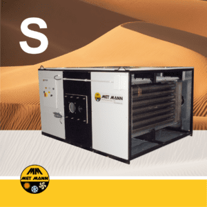 MM-H/W/CP - Generadores de aire caliente para procesos de secado industriales, post cosecha y cabinas de pintura. Potencia calorífica de 43 a 390 kW con caudales y presiones a medida