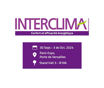 We will be present at INTERCLIMA 2024 (Paris)